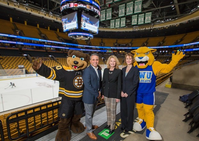 JWU Partners with Delaware North, the Boston Bruins & TD Garden banner