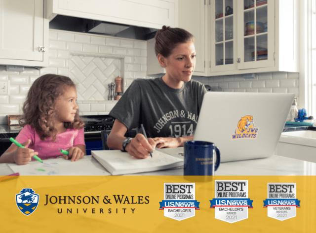 JWU Named to U.S. News 2021 Best Online Programs banner
