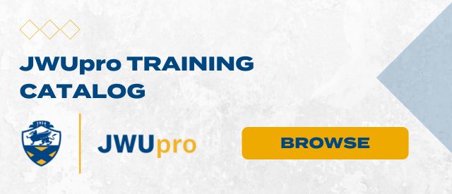 JWUpro Training Catalog