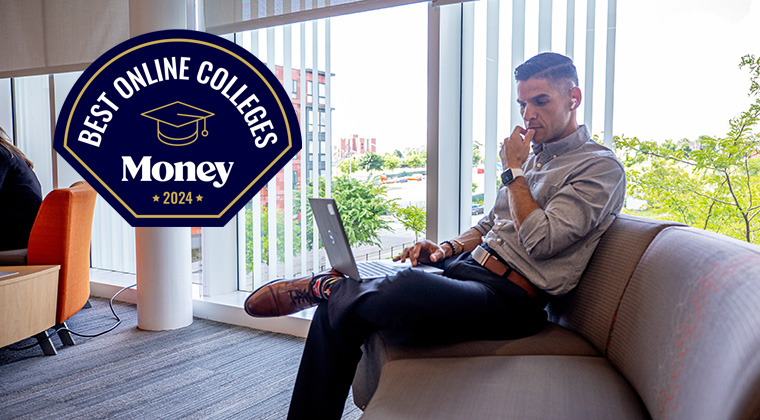 JWU CPS Named A 2024 Best Online College for Bachelor’s Degrees by money.com banner