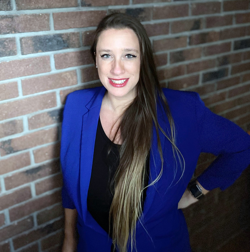 Female adjunct professor in the Criminal Justice programs, Danielle Lacorazza.