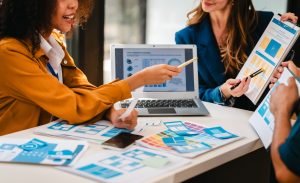 team of marketing professionals