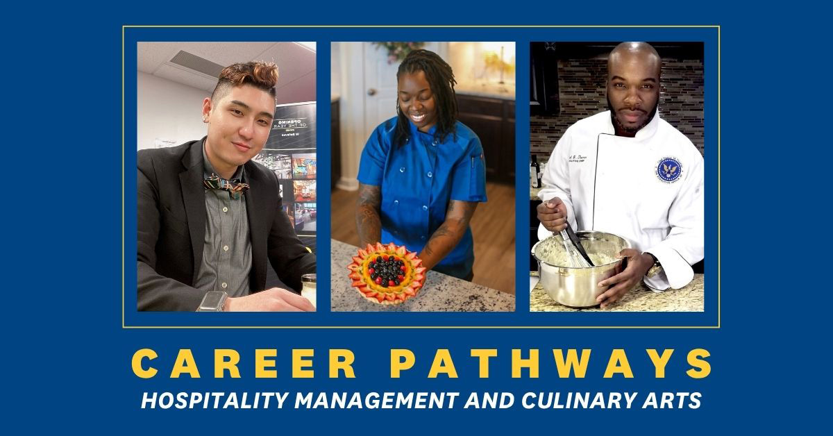 Hospitality Management and Culinary Arts Career Pathways banner